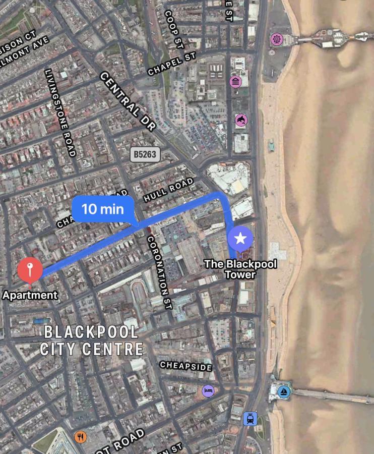 Safari Apartment, Free Parking, 10Min Walk To Blackpool Tower, Sleeps 12 Exteriér fotografie